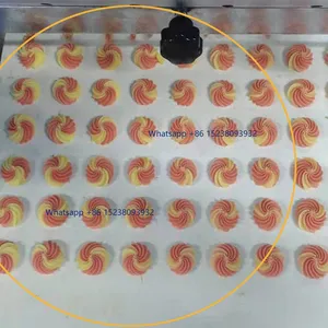 MOXIN Double ColorExtrusion and Wire Cutter Meringue Cookie Dough Cut Small Biscuit Danish Butter Cookies Make Machine Price thumbnail-4
