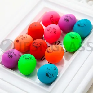 Factory Wholesale Various Design 20mm 27mm 32mm 35mm 38mm 45mm 49mm 56mm 60mm Egg Bouncy Toy Rubber Balls thumbnail-1