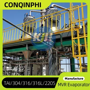 Industrial Skid-mounted Evaporator PLC Touch Screen, 200L/H Capacity, 304 Stainless Steel, IP54 Enclosure thumbnail-2