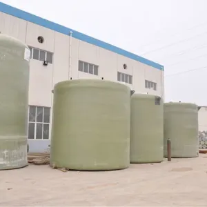 FRP Dilute Hydrochloric Acid Storage Tanks 5000L Capacity 2.5mm Wall Thickness Corrosion-Resistant thumbnail-3
