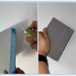 High Rigidity XPS Polystyrene Foam Tile Backer Board Exterior Wall Panels Thermal Insulation XPS Tile Backer Wall Panel thumbnail-3
