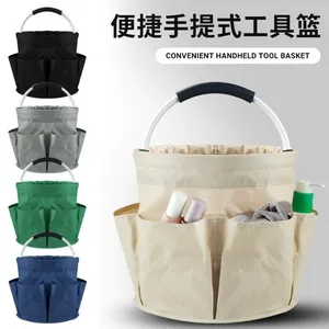 Outdoor Beach Basket, Lightweight and Portable Picnic Basket, Portable Storage Toiletry Bag, Bath Basket, Household Tool Basket, Foldable Tool Bag thumbnail-1