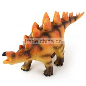 Amazing Wild Animal Dinosaur Toys Vinyl 22'' Stegosaurus Toy For Children X038 thumbnail-2