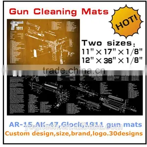 OEM AR-15,AK47,Glock,Berreta92,Sig P226 Gun Cleaning Mat,gun Mat for Preparing & Cleaning thumbnail-1