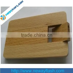Wooden Credit Card Usb Flash Drive thumbnail-1