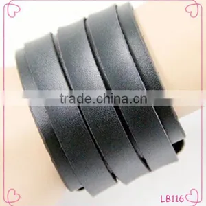 2014 New Product Simple High Quality Multi Layer Fashion Mens Leather Necklace thumbnail-1