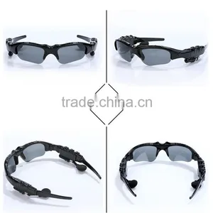 2016 New Arrival High Quality Universal Wireless Sunglasses Bluetooth Stereo Music Hands Free Headset thumbnail-3