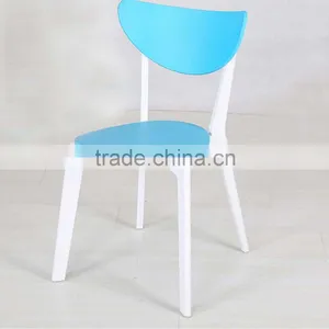 Simple Leisure Colorful Modern Plastic Chairs Wholesale Terrace Cheap Bistro Chairs thumbnail-5