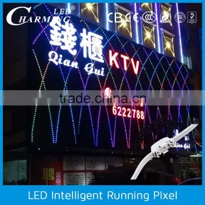 Colorful Intelligent Pixel Led Curtain Wall Light thumbnail-5