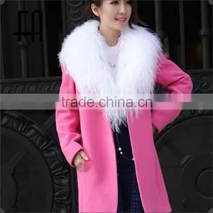 Factory Direct Wholesale Mogolian Lamb Fur Collar /fur Accessories /fur Collar thumbnail-1