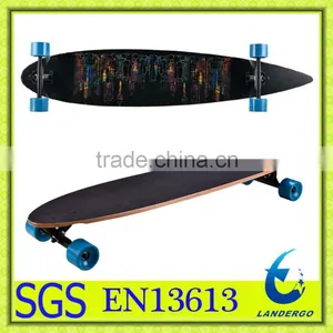 Canadian Maple Kicktail Longboard Skateboard thumbnail-1