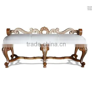 Royal Bedroom Furniture King Size White Wedding Bed Wood Four Poster Canopy Bed Quality Choice thumbnail-5