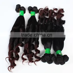 Hot China Factory SPRIAL CURL 3 Bundles Red Brazilian Hair Weave thumbnail-5