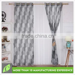 Window Curtains Design Print Cheap Price Wholesale Ready Made Curtain thumbnail-1