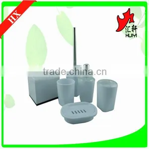 6pcs Plastic Bathroom Accessory thumbnail-1