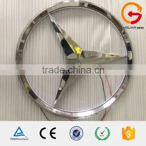 2016 Wholesale Customized Led Logo Light for Mercedes Benz Car Chrome Emblem Logo thumbnail-2