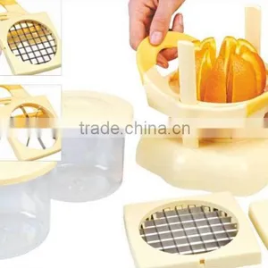 S/S+ABS+TPR 19*17.8*15.9 High Quality Multifunctional Fruit&vegetable Splitter/multifunctional Potato Chipper thumbnail-1