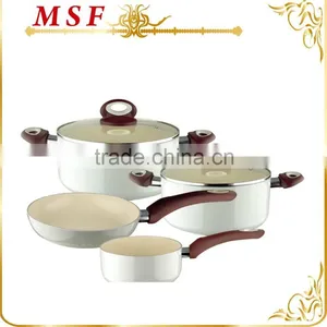 MSF-PA6242-1 Upscale Aluminum Cookware 24*8cm Rice Cooker Silk Printing Non Induction Bottom thumbnail-5