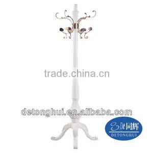 Hot Sale Wood Carved Standing Wood Hanging Pants Rack S-12# thumbnail-1