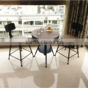 American Style Antique Wooden Coffee Table thumbnail-3