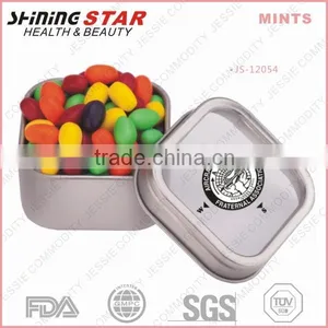 JS-12054 Promotional Peppermints With Different Colors in Window Tin 27g thumbnail-1