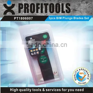 3pcs Bi-Metal Oscillating Multi Tool Saw Blade Set thumbnail-1