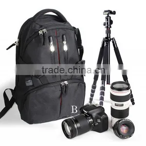 Camera Bag DSLR SLR Laptop Backpack Rucksack Bag Case For Nikon Sony Canon Black thumbnail-2