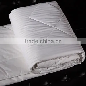 Hot Sale Handmade Silk Quilt With Satin Stripe Fabric Quilt Cover,mulberry Silk Duvet Quality Choice thumbnail-1