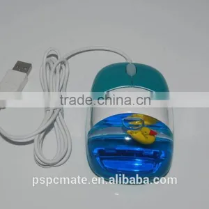 Promotional Gifts Wired Computer Usb Optical Liquid Mouse With Custom Floater thumbnail-4