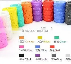 109 Keys USB Silicone Rubber Waterproof Foldable Flexible Silicone Keyboard For PC thumbnail-1