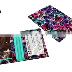 PU Leather Business Card Holder, Foldable ID or Credit Card Protector Cover thumbnail-3