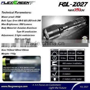 18650 Battery Perfect Light Figure Q5 LED Flashlight thumbnail-3