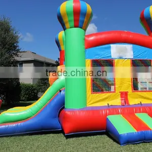 Commercial Balloon Combo Inflatable Bouncer With Slide for Sale thumbnail-4