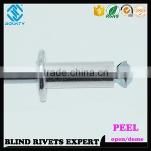HOT SELLING OPEN END MANUFACTURER BUTTON HEAD ALU/ST PEEL TYPE RIVETS thumbnail-6