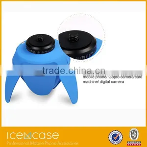 360 Rotary Mini Panorama Robot Remote Selfie Monopod Holder Photography Camera Adapter Bluetooth Wireless Elf Pole thumbnail-1