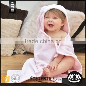 2016 Good Quality Soft Microfiber Baby Hooded Towel Quality Choice thumbnail-5