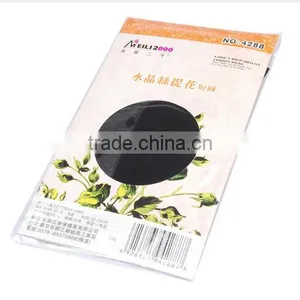 Hosiery Factory Wholesale Silk Transparent Ankle Socks Custom Jacquard Socks 4288 thumbnail-3