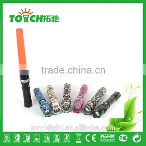 Emergency Led Flashlight Waterproof Lamp Adjustable LED Flashlight 3-Modes Rechargeable Flashlight AAA/1*18650 Battary 8001 thumbnail-1