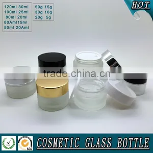 Frosted Cosmetic Glass Bottle and Cosmetic Glass Cream Jar thumbnail-4