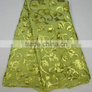2015 Newest Design Elegant Korea Silk Fabric Nigeria Satin Fabrics Korea Lace Silk thumbnail-2