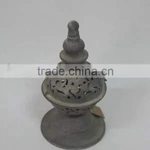KS4121F- Sphere Metal Candle Lantern W/stand thumbnail-1