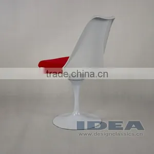 Replica Eero Saarinen Tulip Chair - Red Cushion thumbnail-4