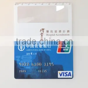 Plastic PVC Flexible Business Credit Card Magnifier Fresnel Lens Magnifier thumbnail-4