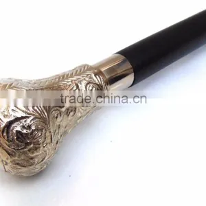 Beautiful Brass Walking Stick/Antique Design Walking Stick/Stylish Walking Stick Wk1121 thumbnail-3