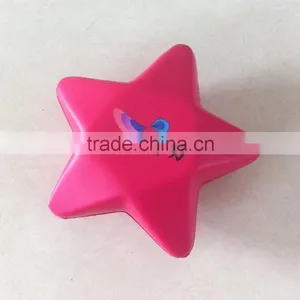 Purple Five Angle Star pu Foam Ball thumbnail-3