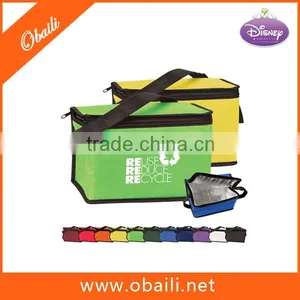 2014 Colorful Insulated 6 Cans Cooler Bag With Front Pocket thumbnail-1