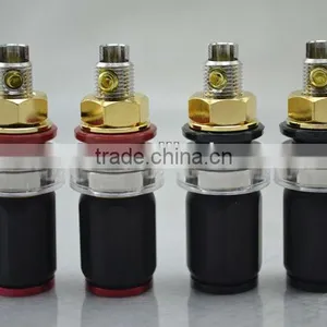 High End Performance GF-RHO06SBP Rhodium Plated Binding Post 4pieces thumbnail-1