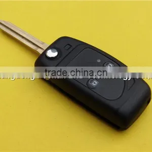 2 Buttons Modified Flip Folding Car Key Replacement Toyota thumbnail-5