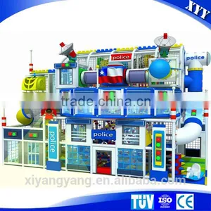 2015 New Design Police Station Used Commercial Kids Indoor Playground thumbnail-3