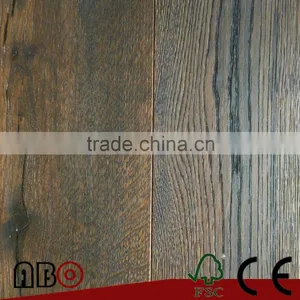 Antique Style Smoked White Oak Timber Flooring thumbnail-1